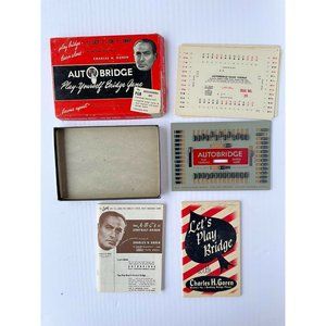 VINTAGE AUTO-BRIDGE "PLAY-YOURSELF" NO. PGB, CHARLES H. GOREN